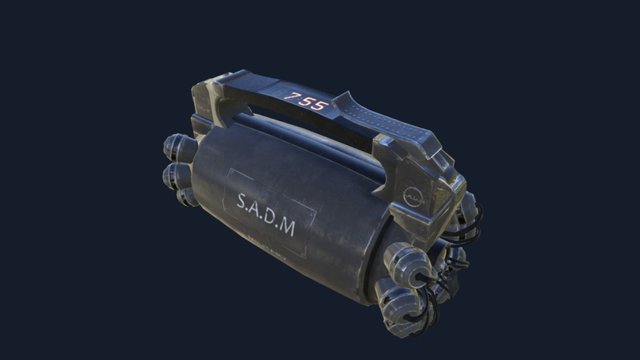 bomb sci fi 3D Model