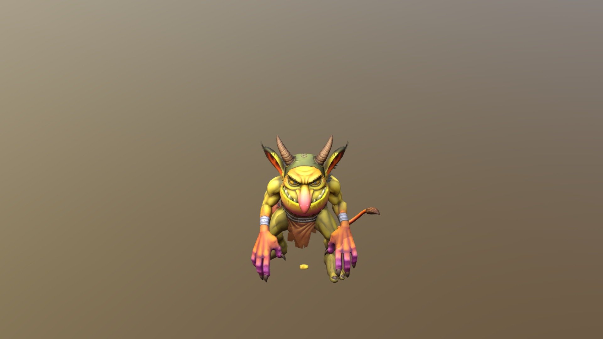 Goblin Animation 3D model by Bobby C (Cummins) [3d6001f] Sketchfab