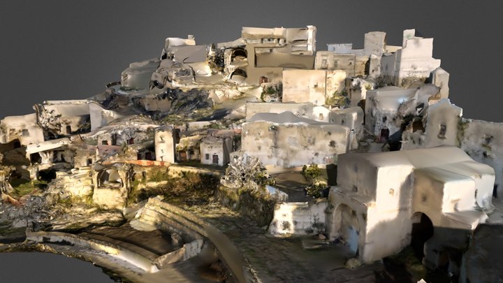 GINOSA | Crollo del centro storico 3D Model