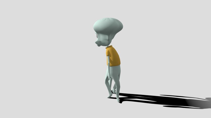 Squidward 3D Model