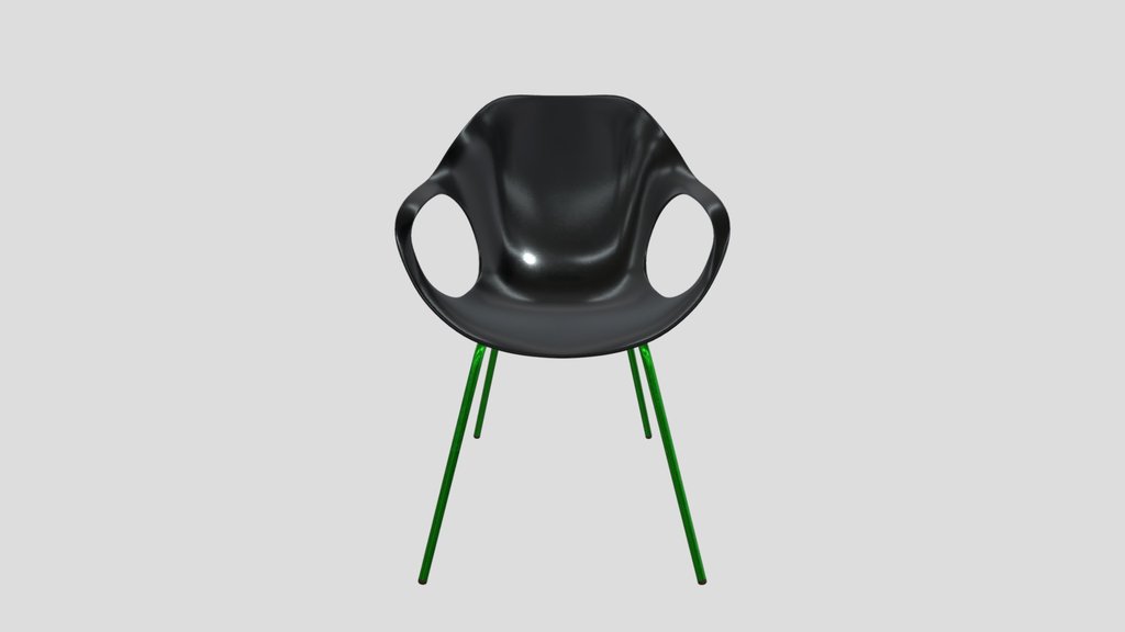 Plastic Pvc Chair Black