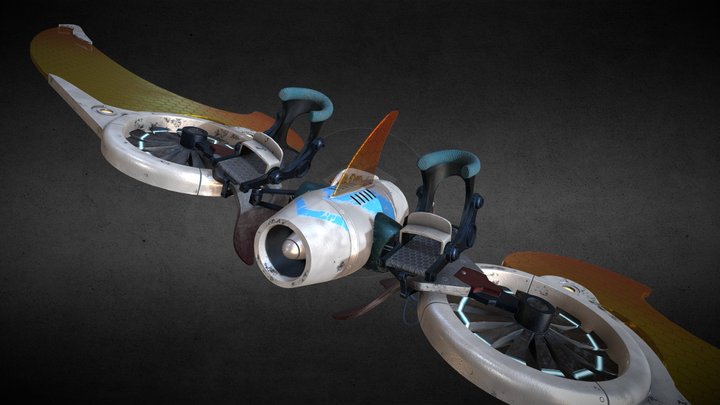 Racing Glider 3D Model