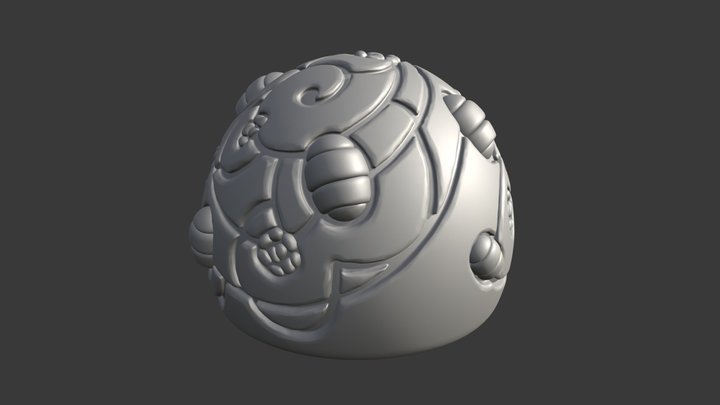 Hollow Knight - Decorative Geo Stone (3D PRINT) 3D Model