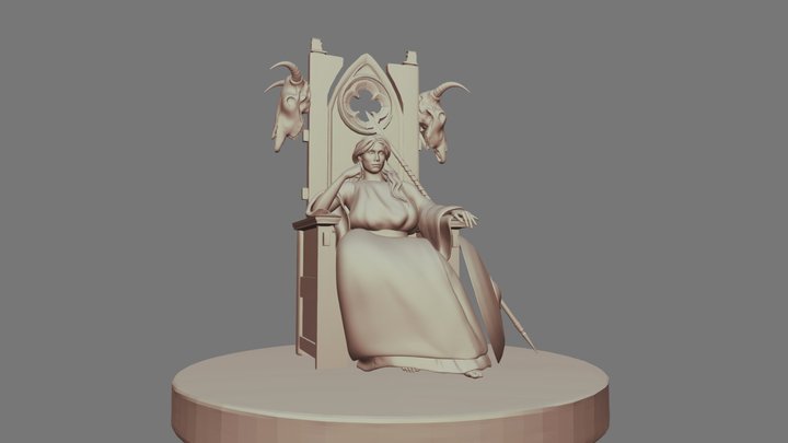 Queen Medb 3D Model
