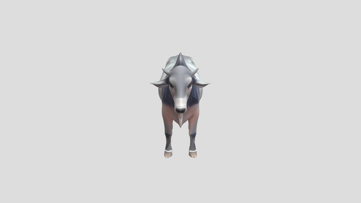 Indian Bull 3D MODEL 3D Model
