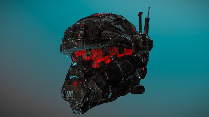 The Maw - Original Helmet 3D Model