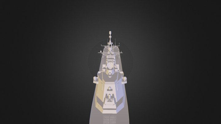 KongoClassDestroyerLow2 3D Model