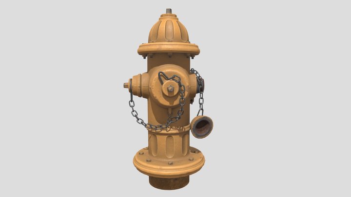 Urban Fire Hydrant 3D Model