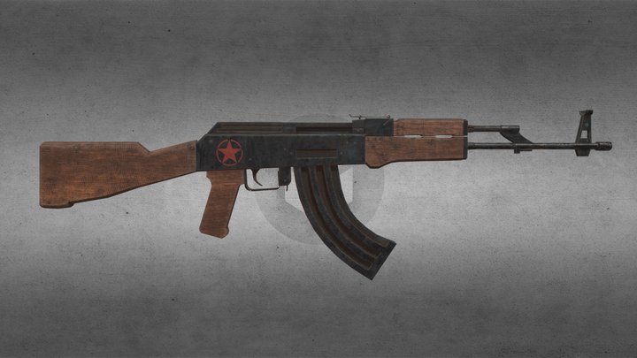 Ak 47 3D Model