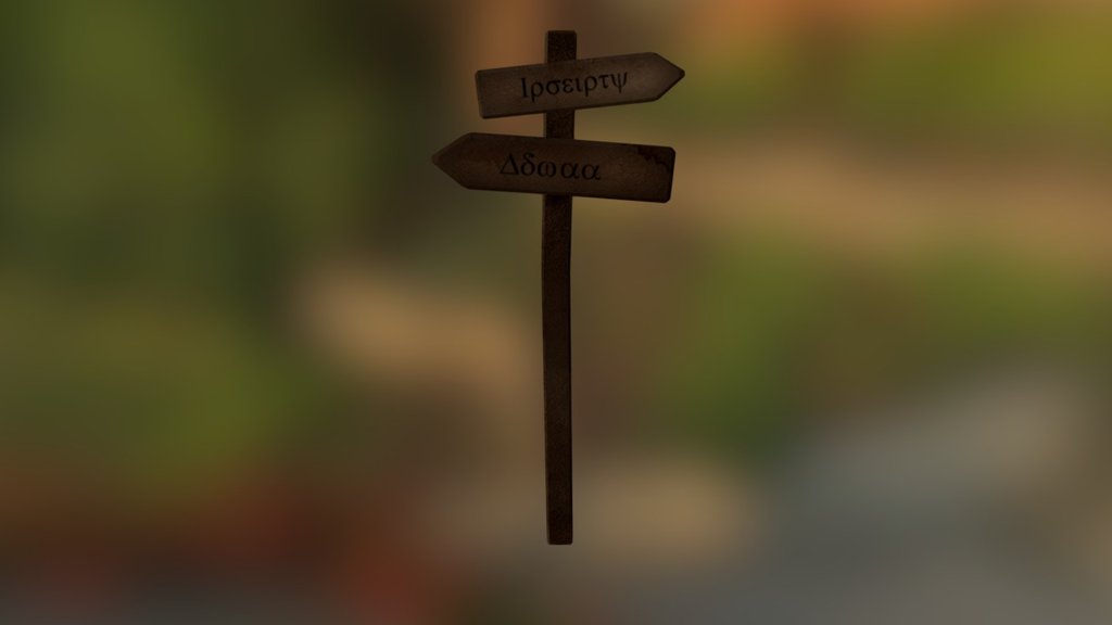Sign - 3D model by tbrophy [3d67509] - Sketchfab
