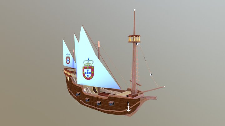 Caravel 3D Model