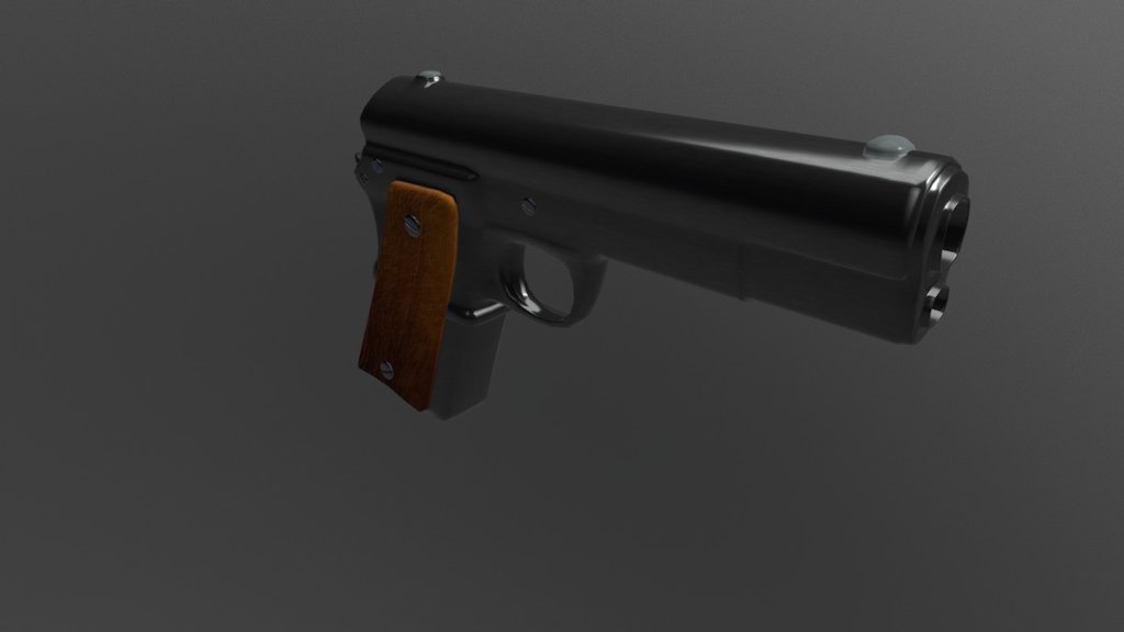 High Detailed M1911 Gun