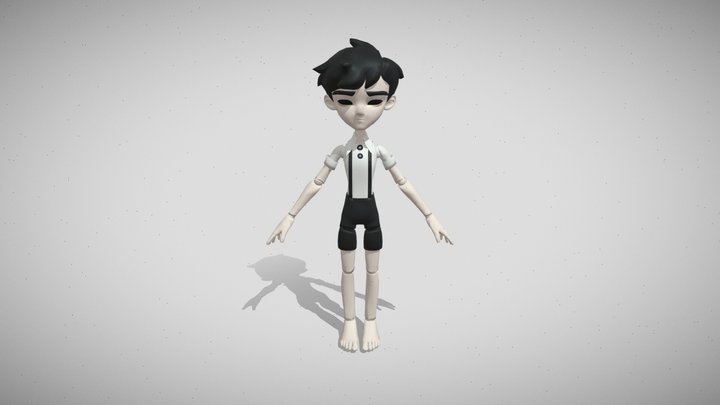 puppet boy model 3D Model