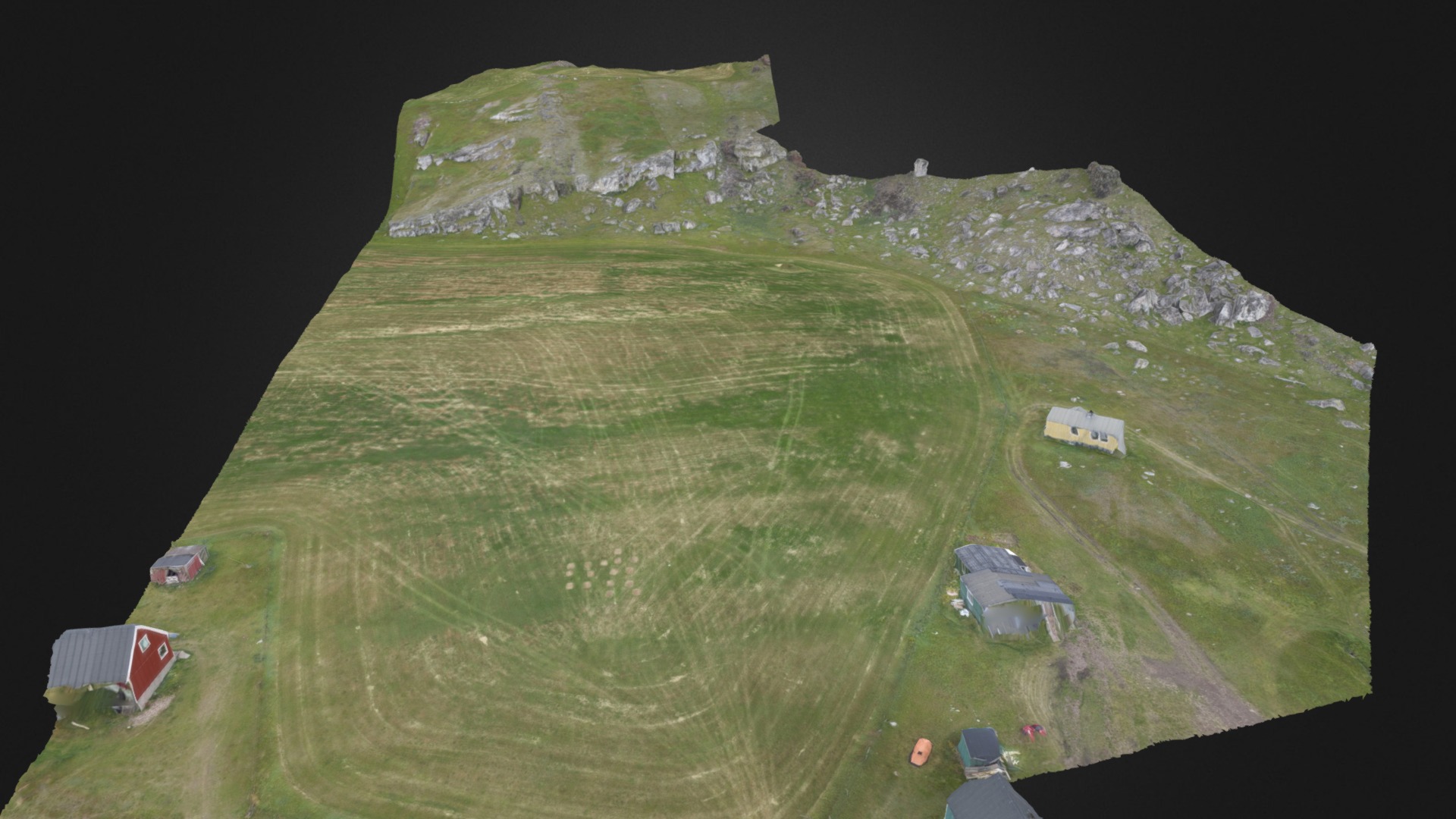 3D model GPR cross section – Qassiarsuk, Greenland - This is a 3D model of the GPR cross section - Qassiarsuk, Greenland. The 3D model is about map.