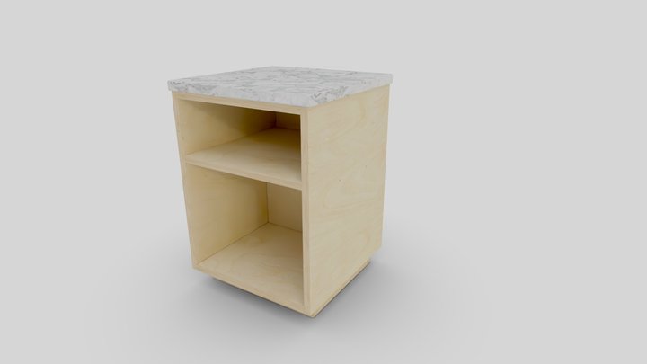 Bed Side Table 3D Model