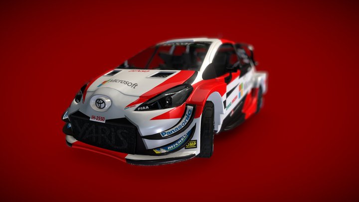 Console Spec - Toyota Yaris WRC Presentation 3D Model