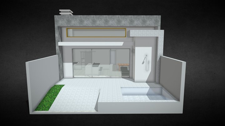 Projeto Arquitetônico - Matheus 3D Model