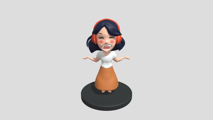 Flicker 3D Model