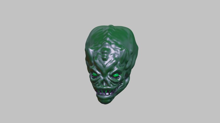 Alien Zombie Undead Demon 3D Model