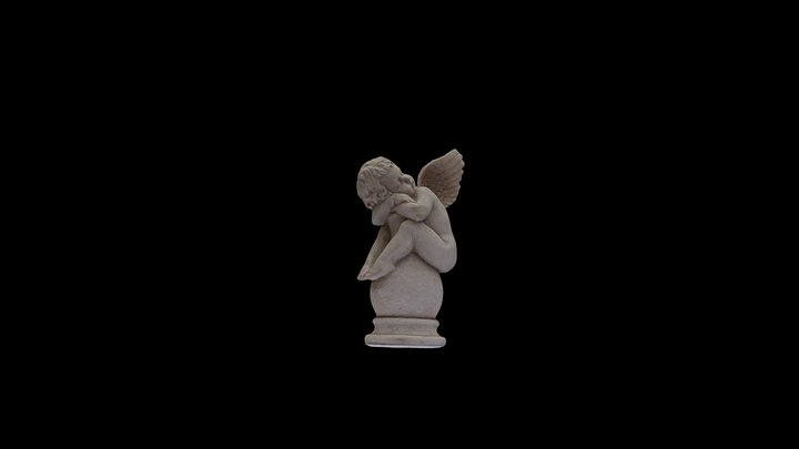 Cupid Statue 3D Model