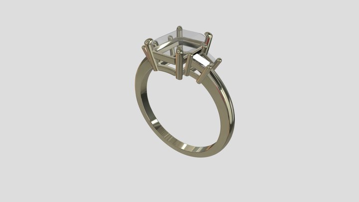 AHR013 goldring wedding engagement luxury – Modèle 3D gratuit STL