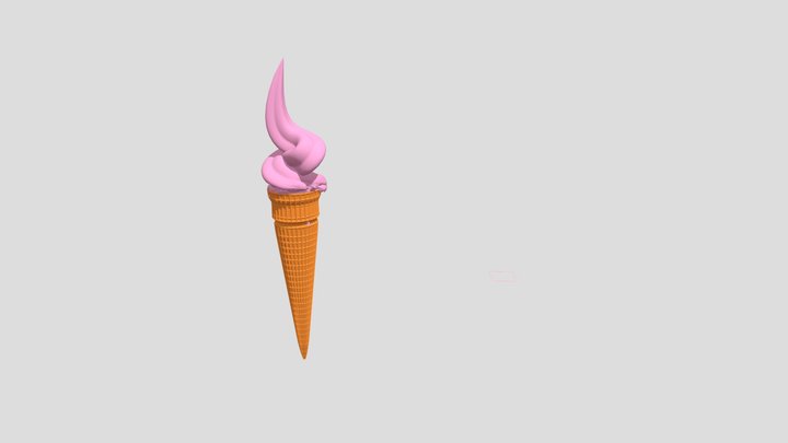 20221025 Ice cream 3D Model