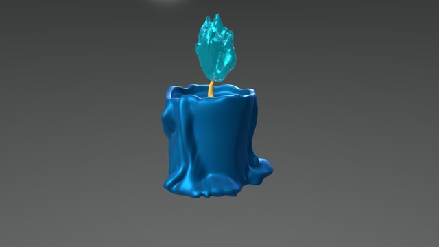 Candle 3D Model