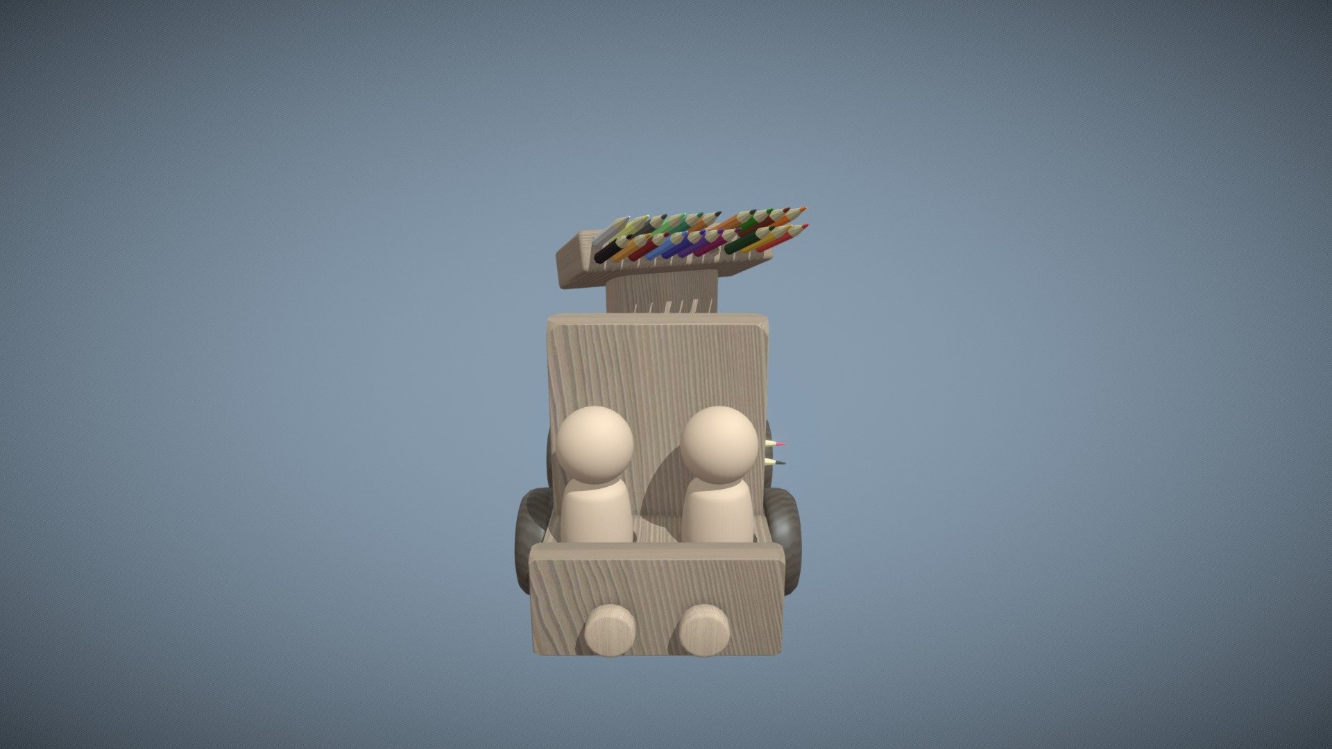 Wooden car
