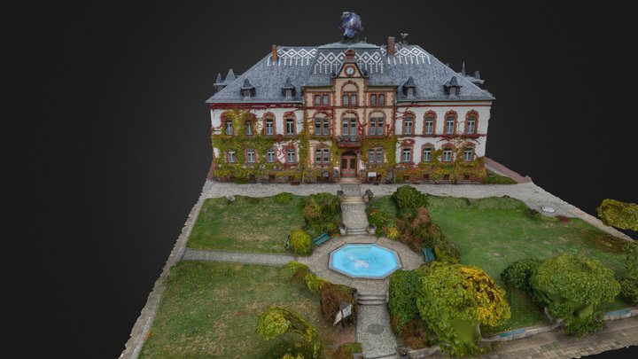 Das Rathaus der Stadt Pausa im Vogtland 3D Model