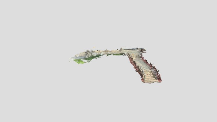 3 stairs 3D Model
