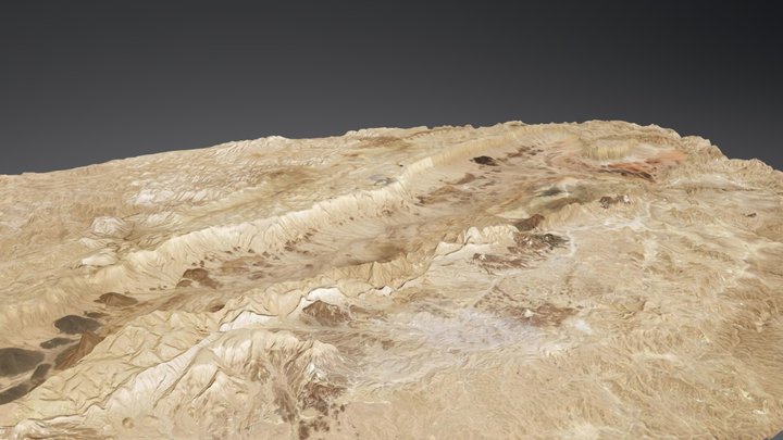Ramon Crater 3D Model
