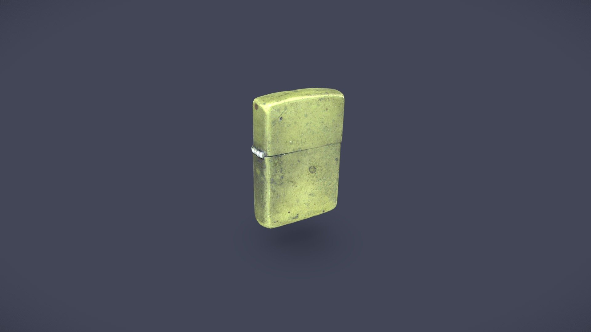 Vintage Solid Brass Zippo