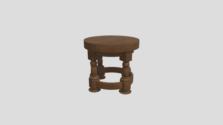 Round table 3D Model