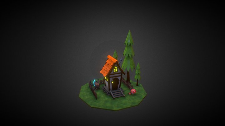 House in the forest 3D Model