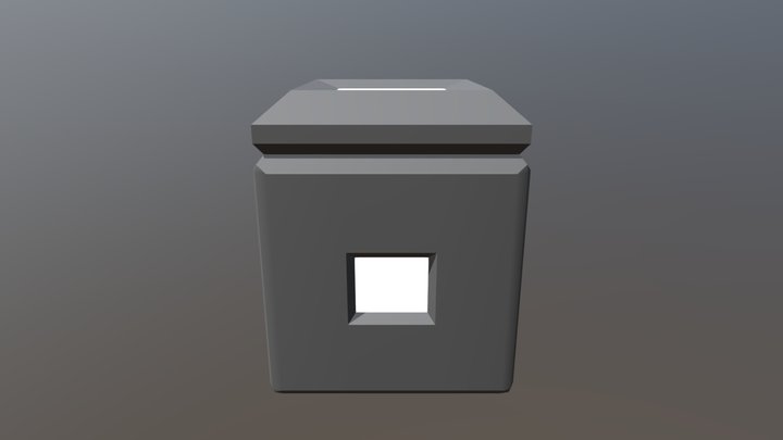 Simple crate 3D Model