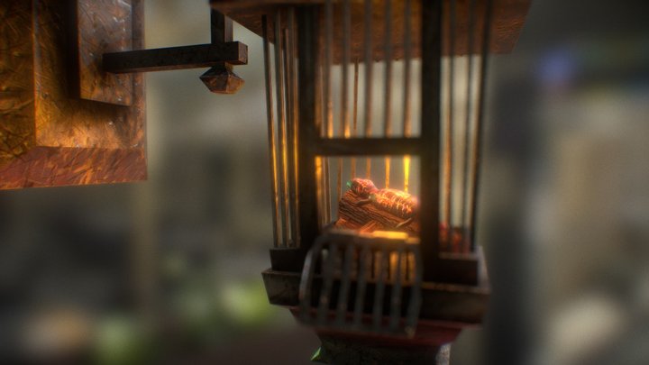 Skink Lantern 3D Model