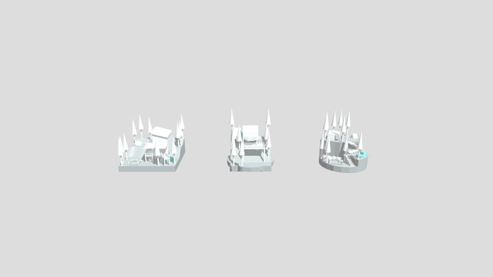 Blockouts - Eco House 3D Model