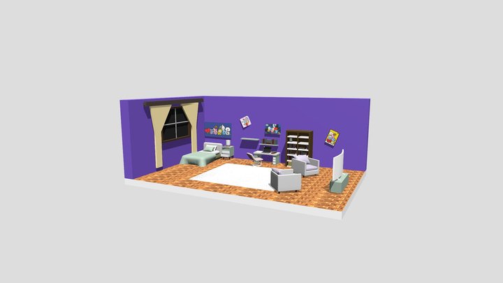 cute room 3D Model