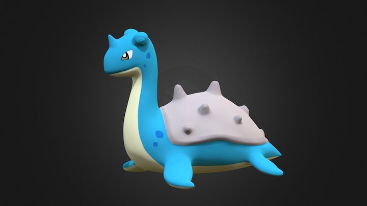 Pokemon - Lapras 3D Model