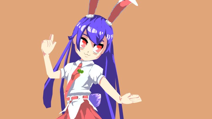 Reisen Udongein Inaba (touhou) – Modello 3D gratuito STL