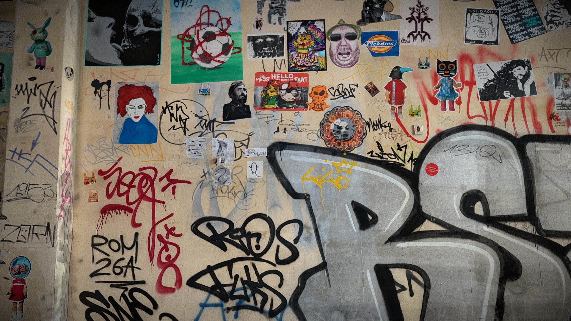 Dresden, Neustadt, wall
