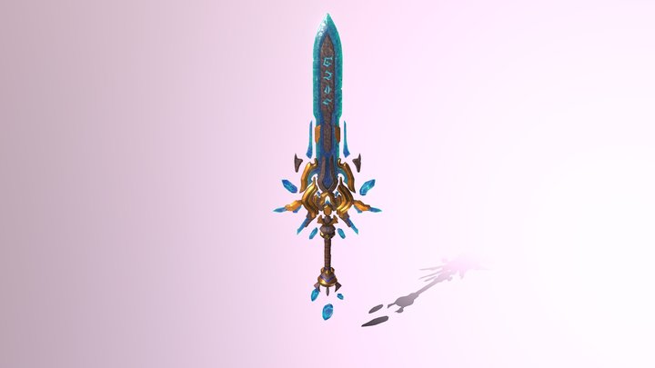 Crystal Sword (semester 2) 3D Model