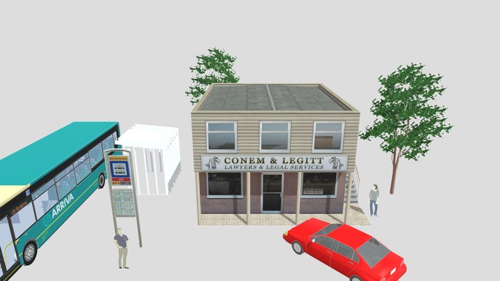 law_office_private_investigator 3D Model