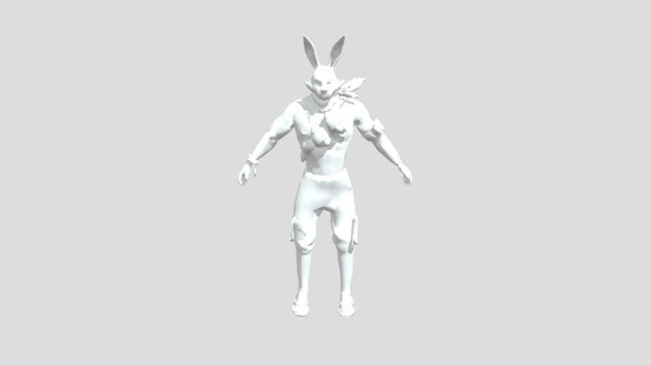 Raistar Bunny Bundel With Colour 3D Model
