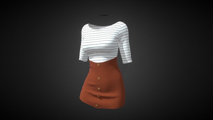 Casual Clothes 3D Model