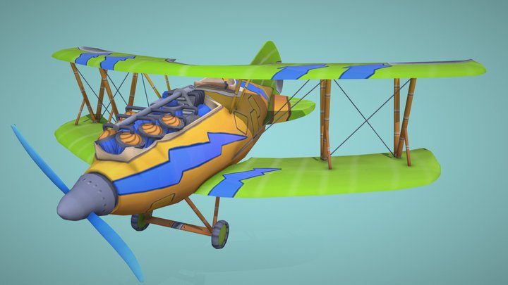 The flying circus: Stylised Albatros D.Va (OAW) 3D Model