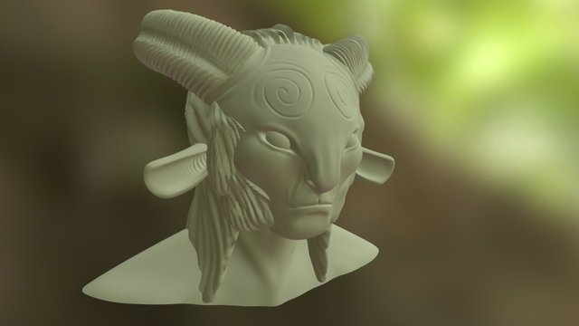 High Poly Sculpt- Pan 3D Model