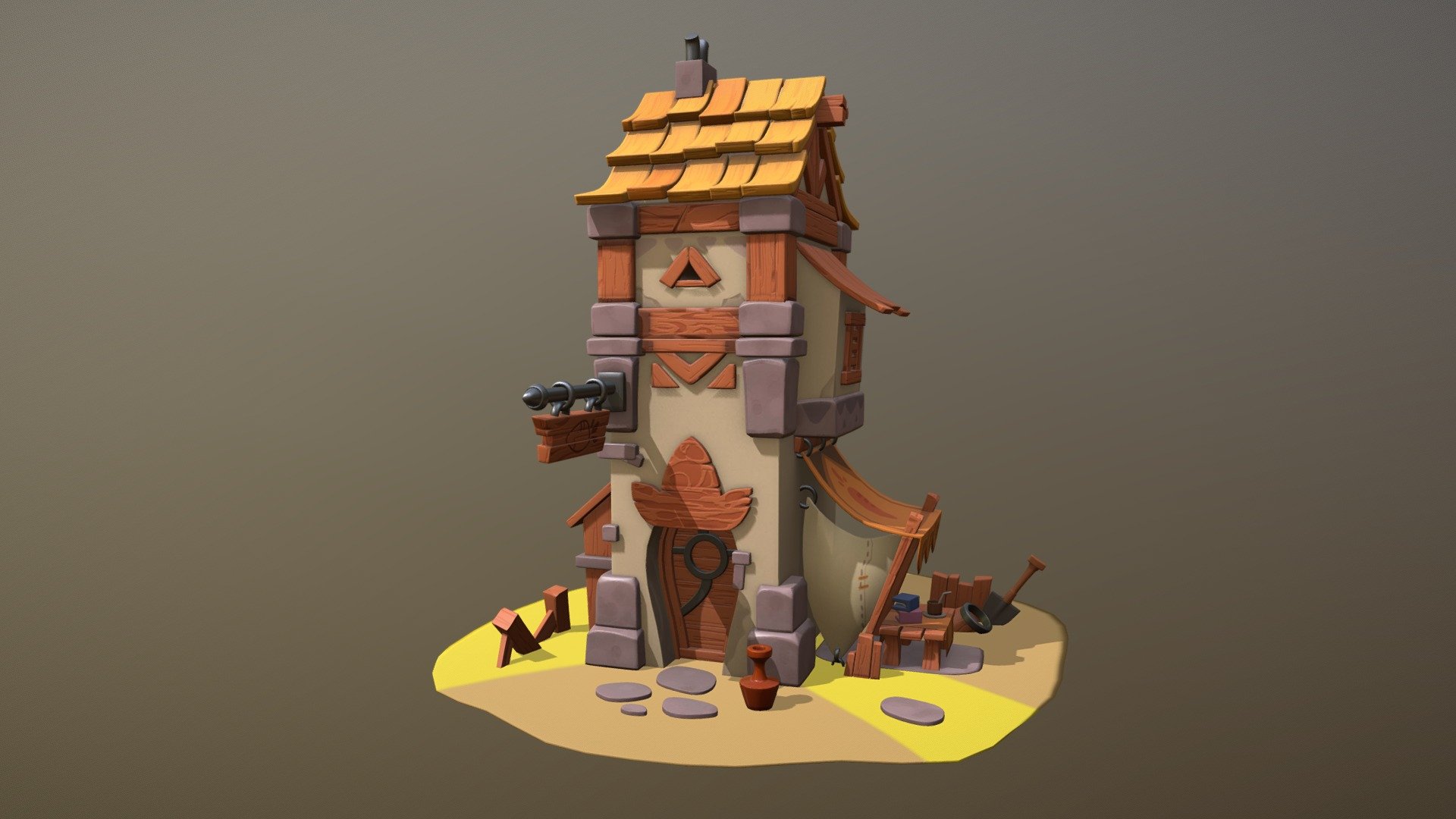 Shack - 3D model by runtianli [3d78a0a] - Sketchfab