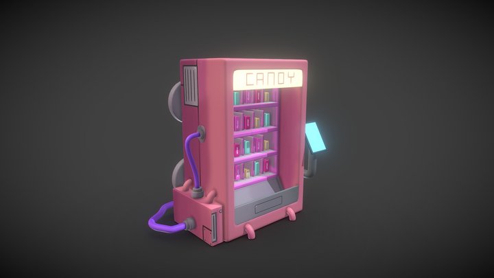 Vending Machine 3D Model