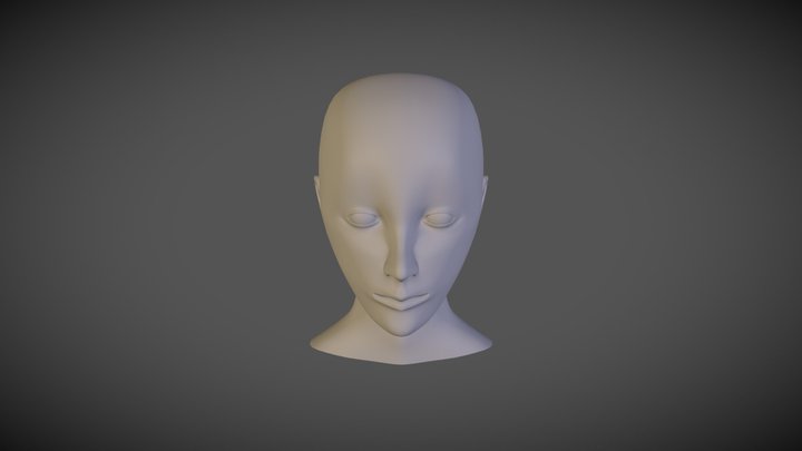 Head Model 3D Model